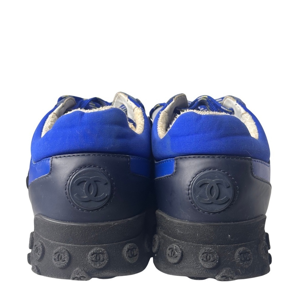 CHANEL Blue and Yellow Athletic Shoes - Picture 3 of 4
